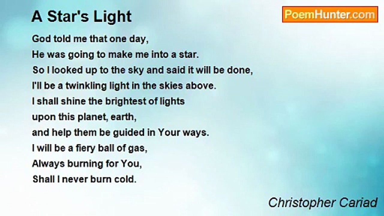 Christopher Cariad - A Star's Light