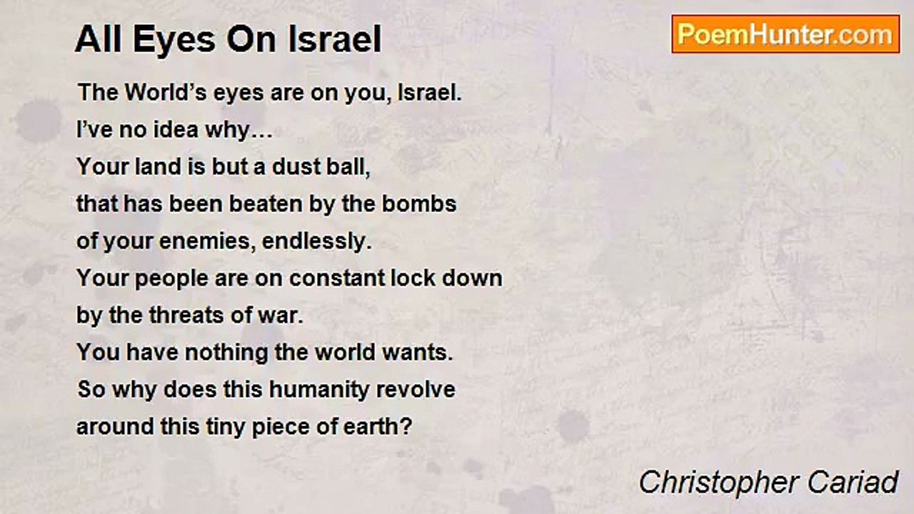 Christopher Cariad - All Eyes On Israel