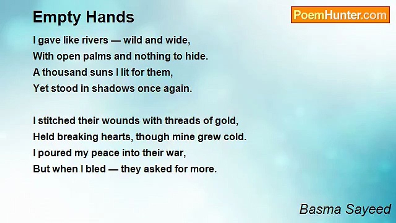 Basma Sayeed - Empty Hands