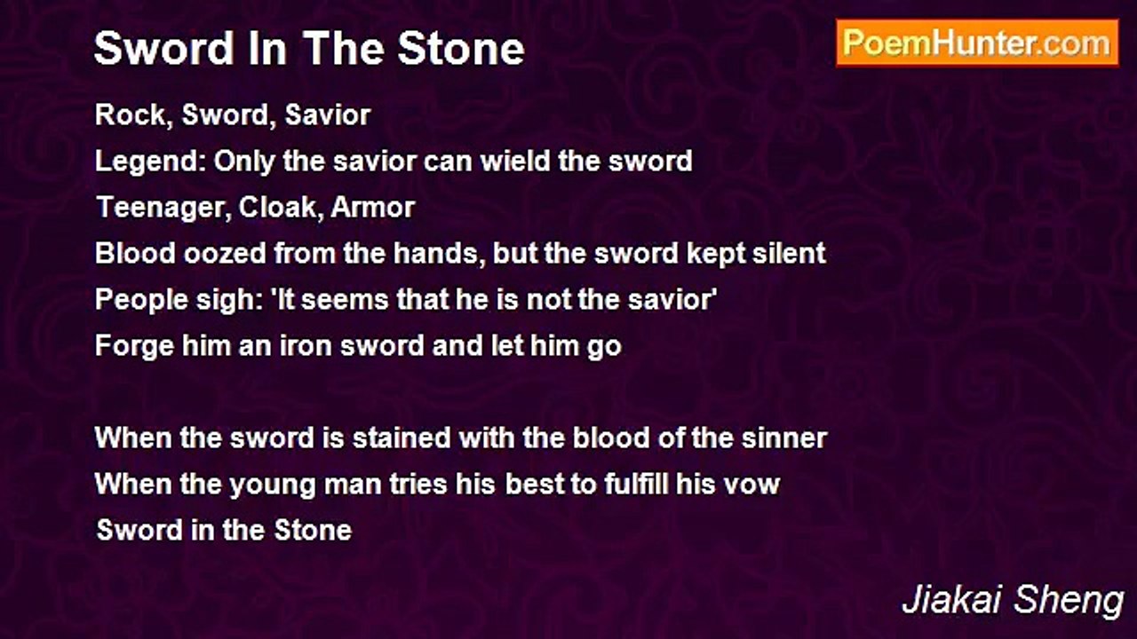 Jiakai Sheng - Sword In The Stone