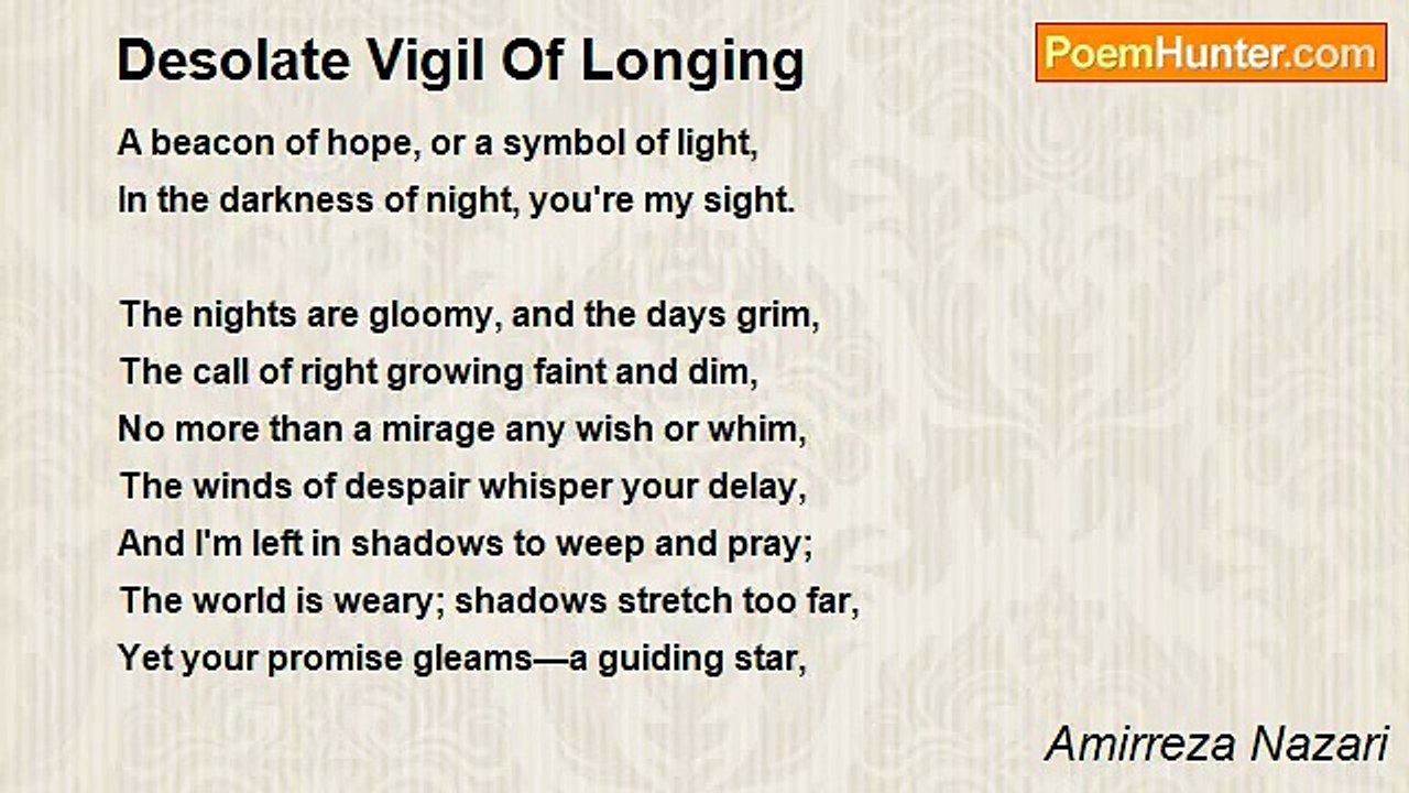 Amirreza Nazari - Desolate Vigil Of Longing