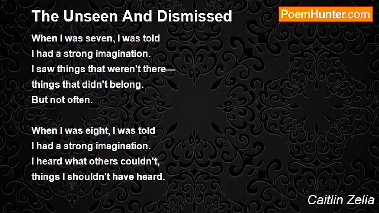 Caitlin Zelia - The Unseen And Dismissed