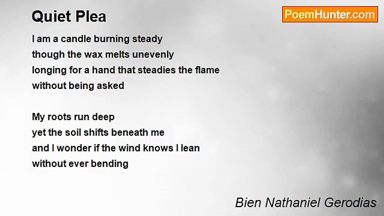 Bien Nathaniel Gerodias - Quiet Plea