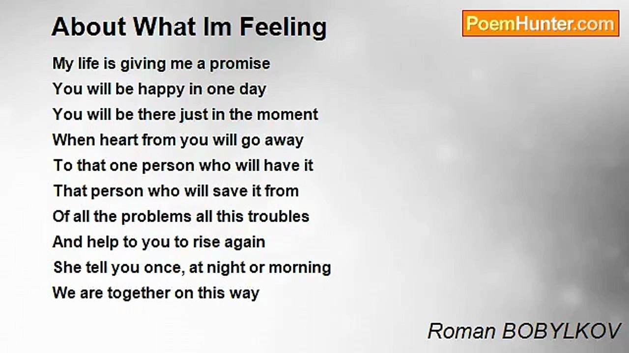 Roman BOBYLKOV - About What Im Feeling