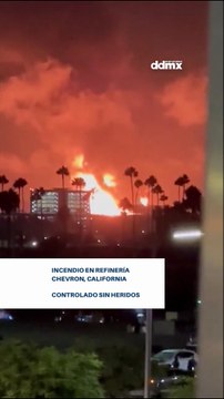 Incendio en refinería chevron, california: controlado sin heridos