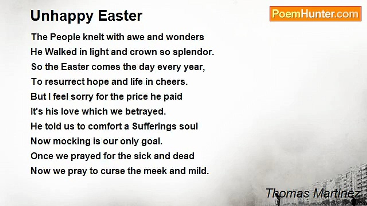 Thomas Martinez - Unhappy Easter