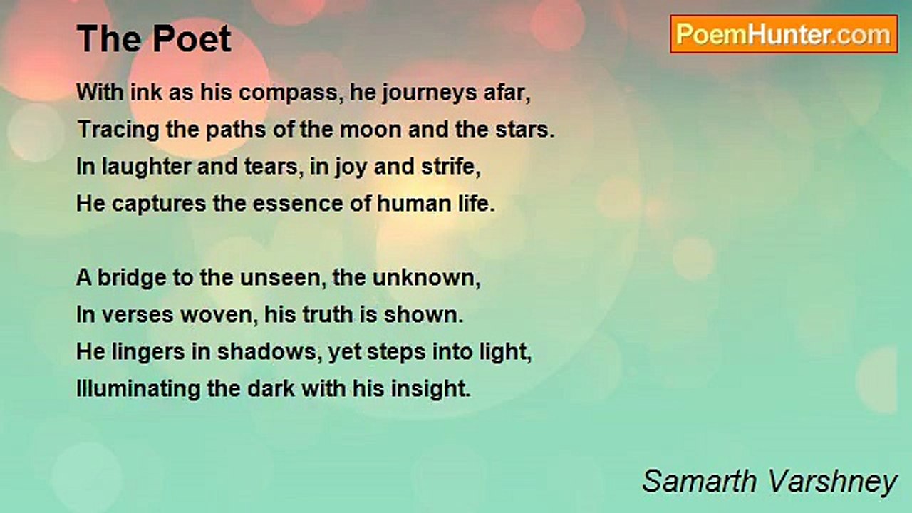Samarth Varshney - The Poet