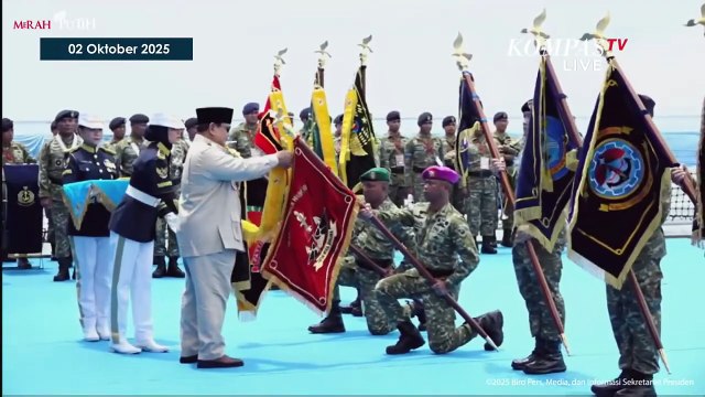 Di Atas Kapal Perang! Presiden Prabowo Beri Tanda Kehormatan ke 18 Prajurit TNI Berprestasi