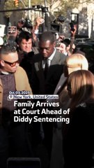Family Arrives at Court Ahead of Diddy Sentencing