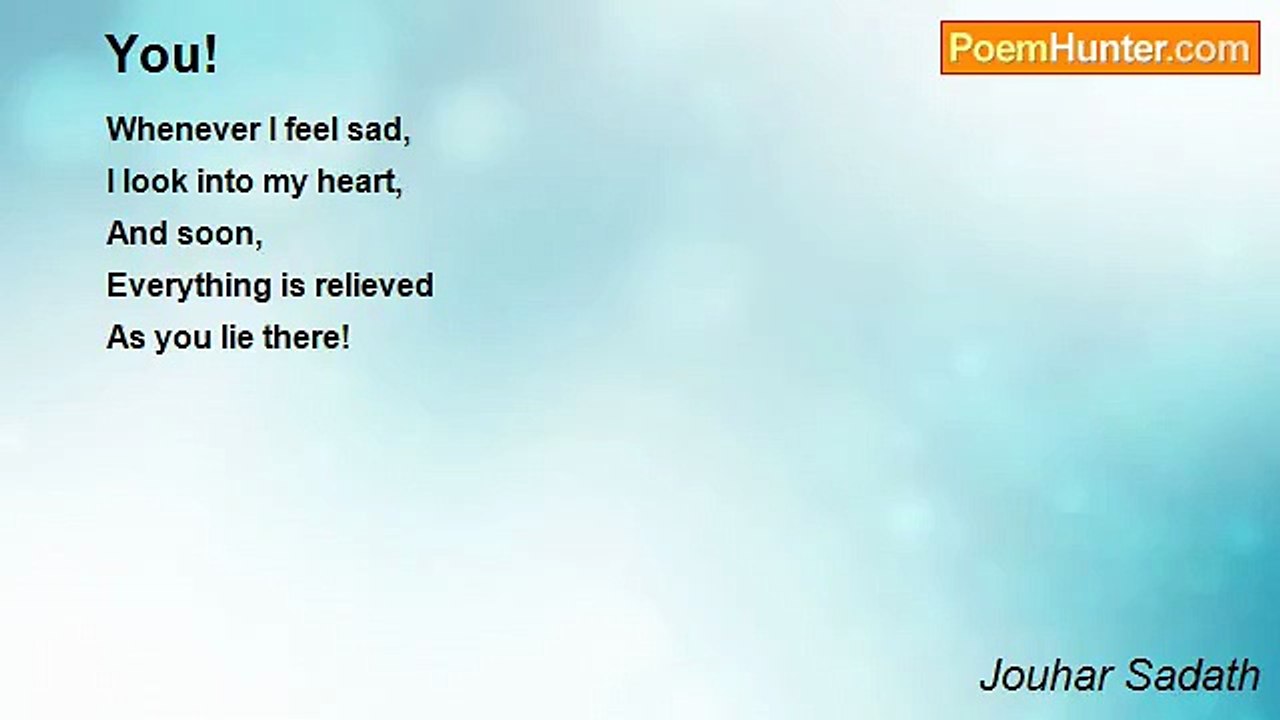 Jouhar Sadath - You!