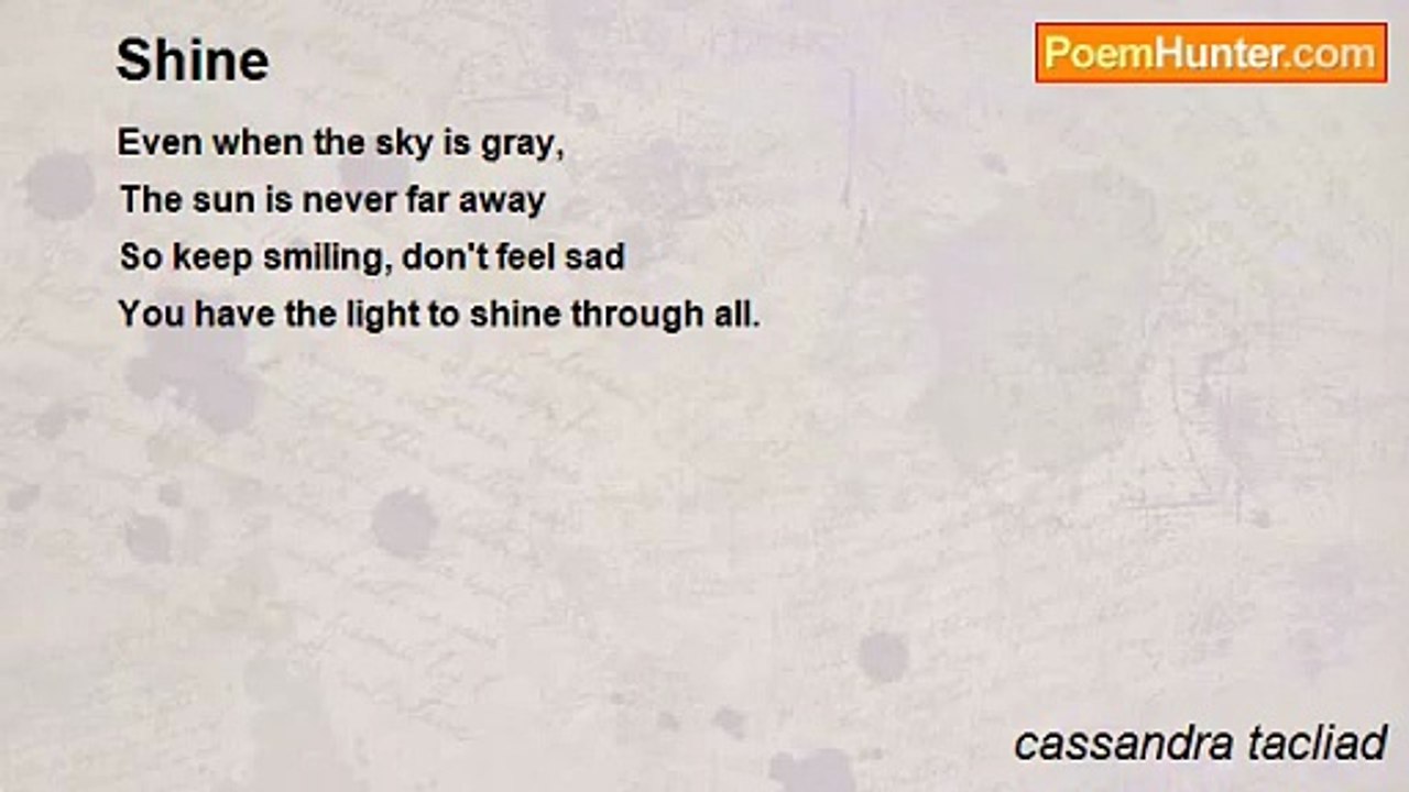 cassandra tacliad - Shine