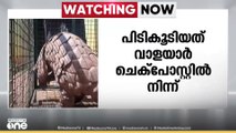 വാളയാർ ചെക്ക്പോസ്റ്റിൽ ഈനാംപേച്ചിയുമായി യുവാവ് പിടിയിൽ..