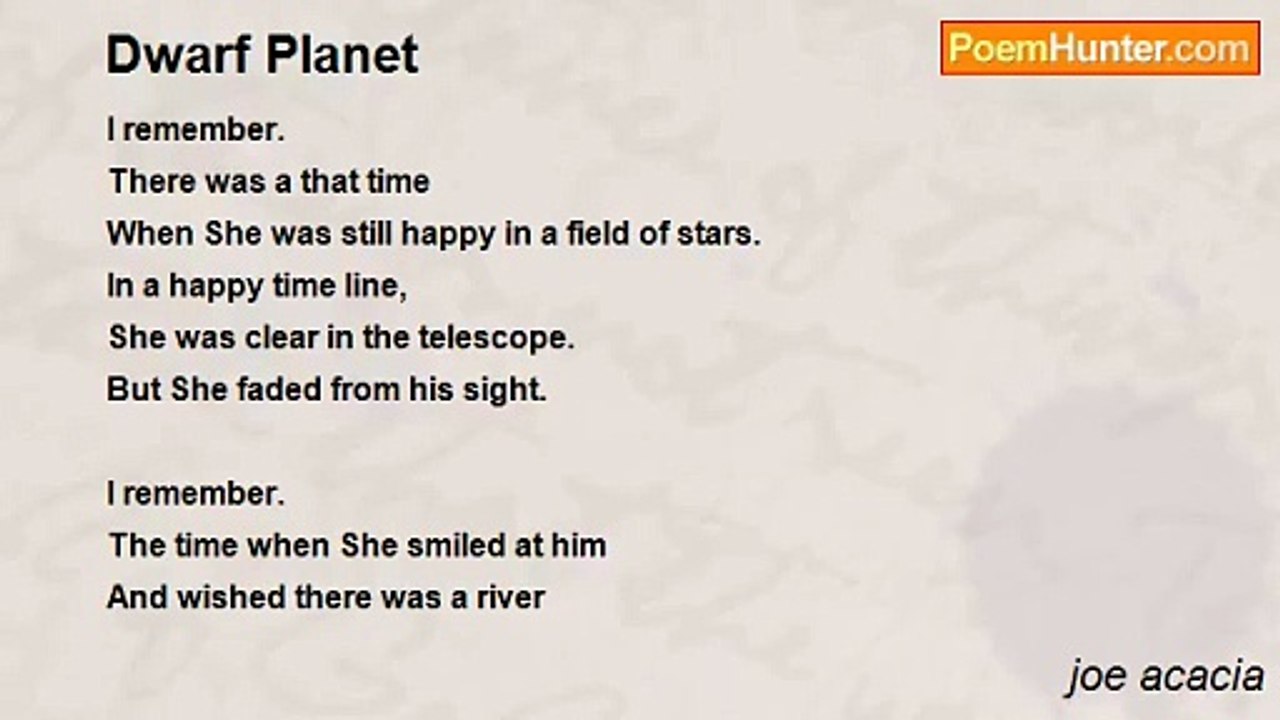 joe acacia - Dwarf Planet