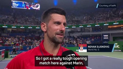 Djokovic happy to get win against 'dangerous' Cilic