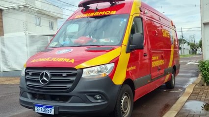 Homem de 73 anos fica ferido após caixa d’água estourar em Cascavel