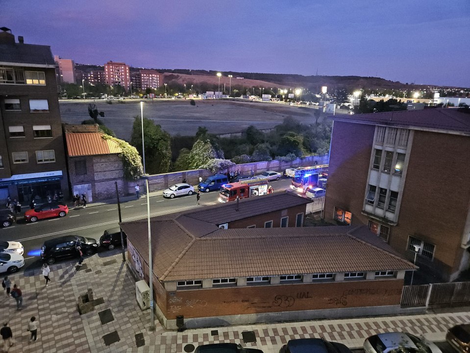 Incendio edificio okupa calle Churruca