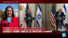 Informe desde Washington: Trump advierte a Hamás de duras consecuencias si no aceptan su "plan de paz"