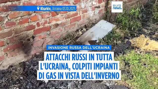 Ucraina, massiccio attacco russo colpisce gli impianti di gas in vista dell'inverno