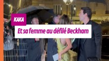 Kaka et sa femme au défilé Beckham