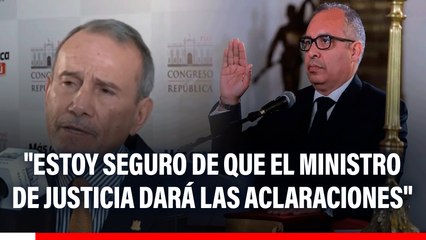 Canciller Schialer sobre denuncias contra Juan Manuel Cavero: "Estoy seguro de que el ministro de Justicia dará las aclaraciones"
