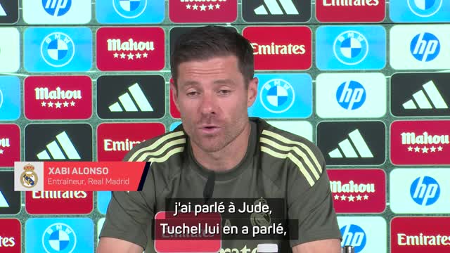 Real Madrid - Xabi Alonso désamorce une brouille Tuchel-Bellingham