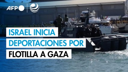 Israel inicia deportaciones tras interceptar el último barco de la flotilla para Gaza