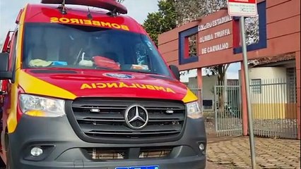 Adolescente é socorrido pelo Siate com ferimento no braço