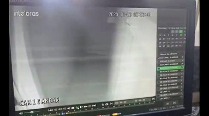 Presidente da Mocidade tenta escapar por escada de emergência antes de ser preso; veja vídeo