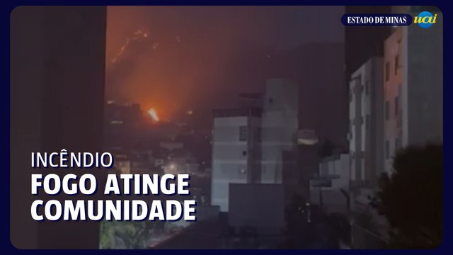 Serra do Curral: incêndio atinge comunidade próxima ao Alto do Comiteco