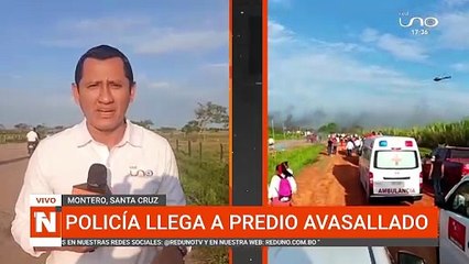 POLICIA LLEGA A TIERRAS AVASALLADAS