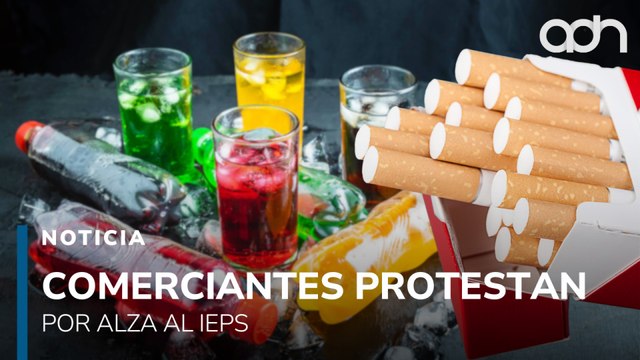 Pequeños comerciantes protestan contra el alza del IEPS a cigarros y refrescos