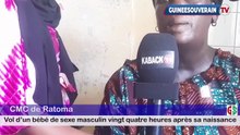 Société : voici comment un bébé  a été volé ce mercredi au CMC de Ratoma
