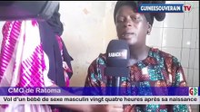 En larmes, Makalé SOUAMH, mère du bébé volé au CMC de Ratoma explique