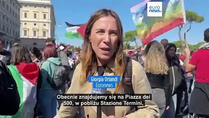 Włochy: masowe protesty w obronie Gazy i zatrzymanej flotylli