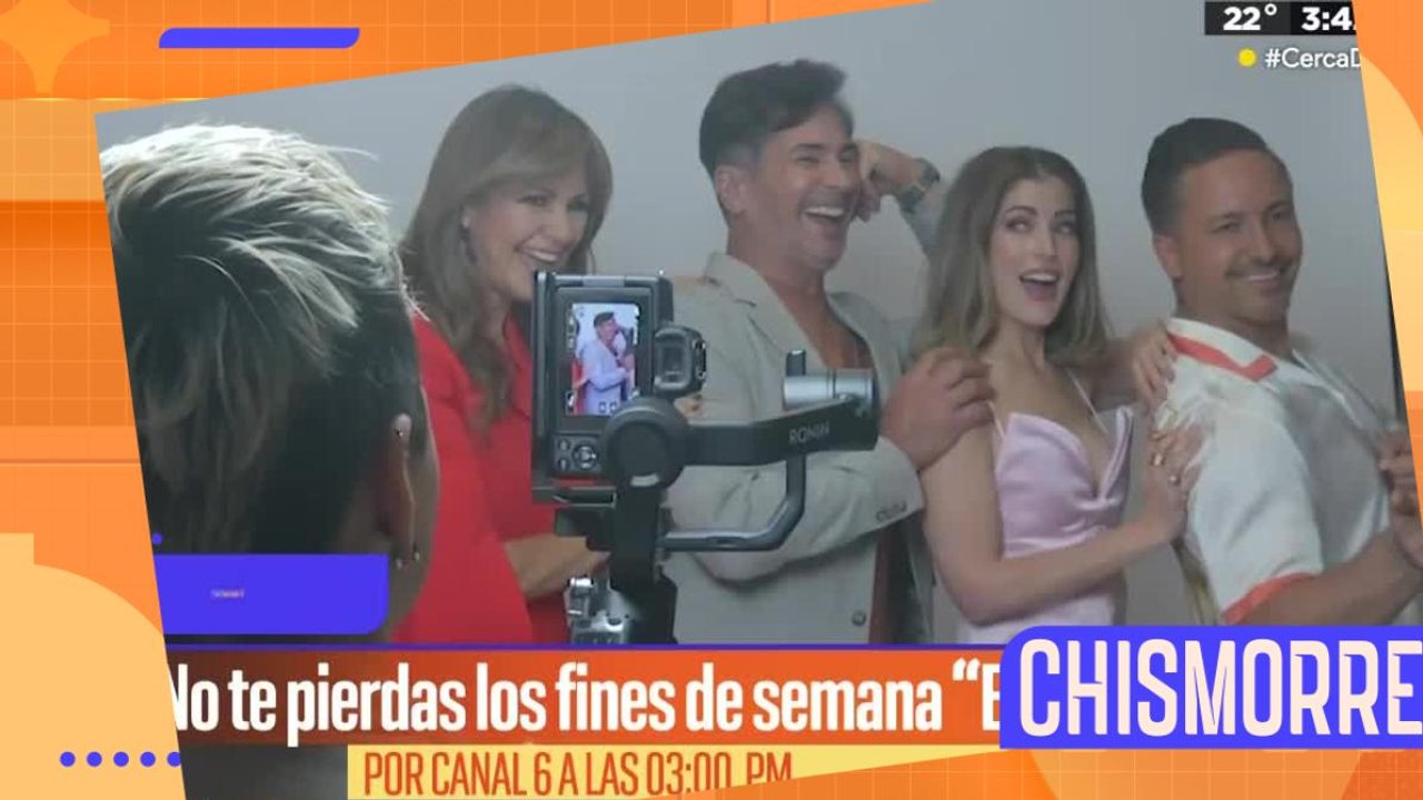 Detrás de cámaras de la sesión de fotos de "Escápate Conmigo"