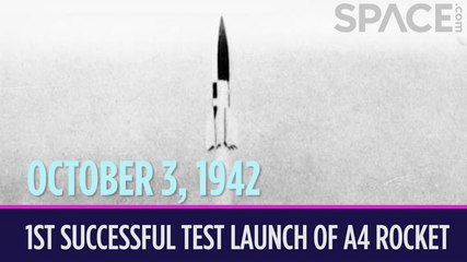 OTD in Space - October 3: 1st Successful Test Launch of the German A4 Rocket (V-2)