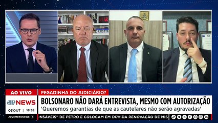Flávio: Bolsonaro não dará entrevistas mesmo com autorização; Motta comenta
