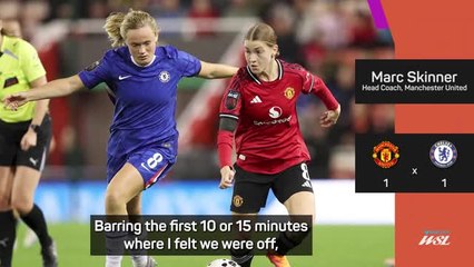 Skinner hails ‘excellent’ Manchester United after draw with Chelsea