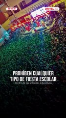 Prohíben las fiestas escolares de despedida y de promoción en La Paz