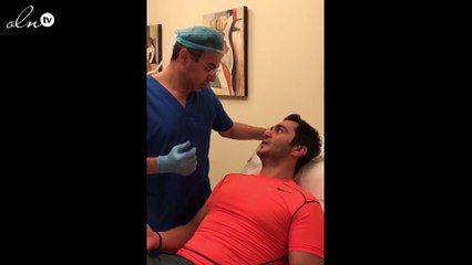 العملية الكاملة لحقن جورج الراسي بالبوتوكس مع الدكتور نادر