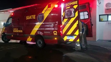 Motociclista é levado à UPA Brasília após se envolver em acidente na Rua Sócrates