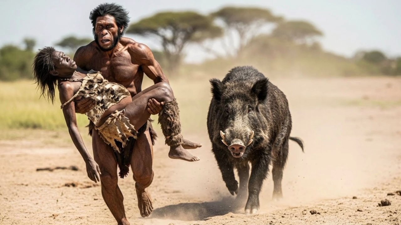 🌍 Life Millions of Years Ago | How Early Humans Protected Families from Predators