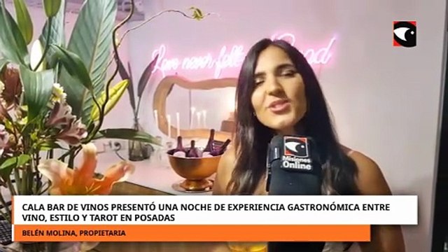 Cala Bar de Vinos presentó una noche de experiencia gastronómica entre vino, estilo y tarot en Posadas