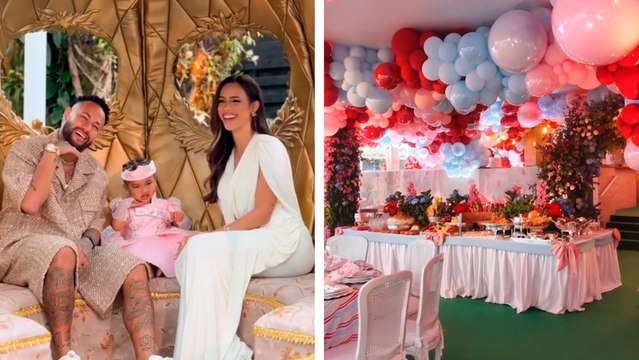 Neymar y Bruna Biancardi organizan una lujosa fiesta para el cumpleaños número 2 de su hija, Mavie