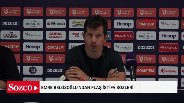 Emre Belözoğlu'ndan flaş istifa sözleri!