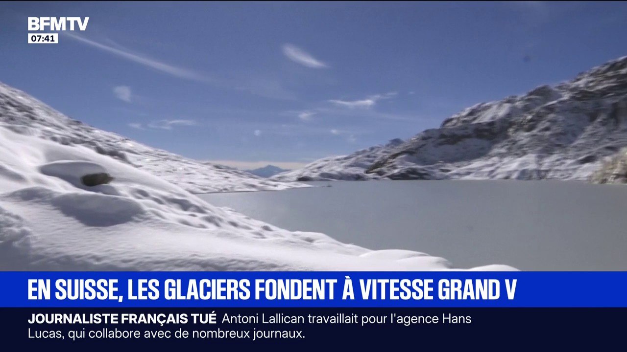 En Suisse, la fonte des glaciers s'accélère