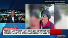 Un journaliste salvadorien établi depuis deux décennies aux Etats-Unis et expulsé après avoir été arrêté alors qu'il couvrait des manifestations anti-Trump mi-juin, est rentré dans son pays