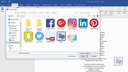 Word - Insertar imagen de fondo en Word. Colocar imagen detrás del texto. Tutorial en español HD