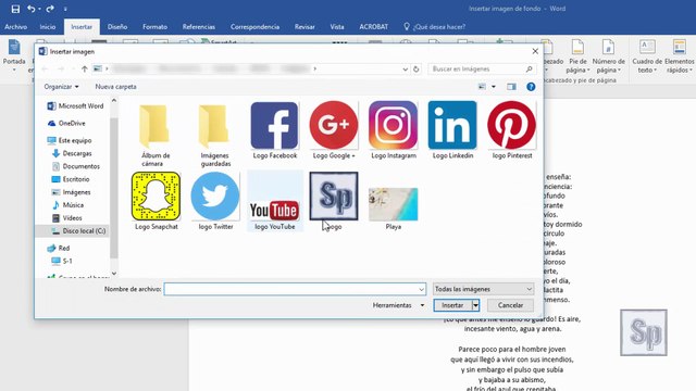 Word - Insertar imagen de fondo en Word. Colocar imagen detrás del texto. Tutorial en español HD