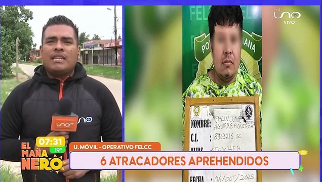 6 atracadores aprehendidos, dos de ellos serían los autores de último atraco violento en el barrio España